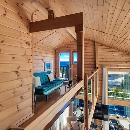 度假居 Increible De Madera Con Vistas Al Mar *